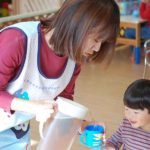 水分補給の様子